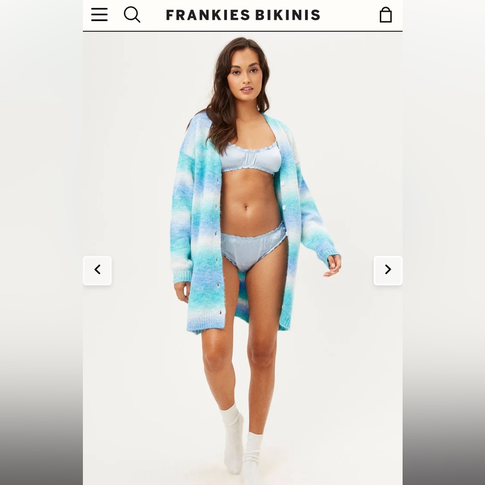 NWT Frankies Bikinis Zoé Knit Cardigan